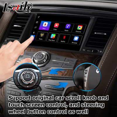 Infiniti QX80 / QX56 Android Otomatik Carplay Arayüzü Qualcomm 8+128 tabanlı