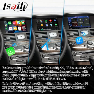 Android 13 8+128 Carplay Video Arayüzü Infiniti Q70 / M35 M37 Fuga Destek Youtube