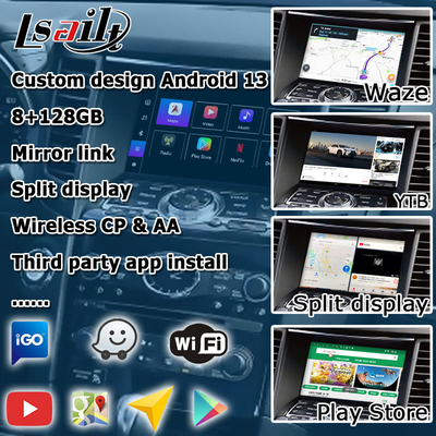 Android 13 Navigasyon Araba Video Arayüzü Destek Waze / Youtube Infiniti QX70 / FX50 FX35 FX37 için