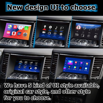 Android 13 Navigasyon Araba Video Arayüzü Destek Waze / Youtube Infiniti QX70 / FX50 FX35 FX37 için