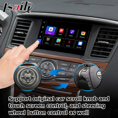 Nissan Pathfinder R52 Android 13 video arayüzü kablosuz carplay 8+128 Android tabanı