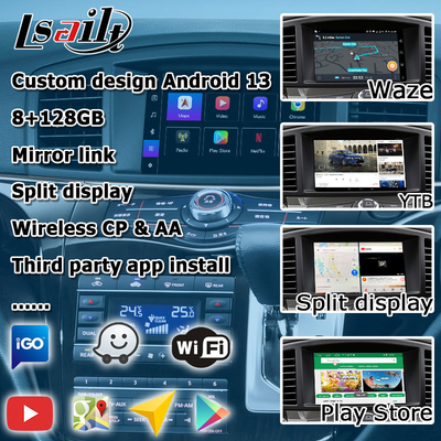 Nissan Elgrand Quest E52 Android 13 video arayüzü Box carplay android otomatik modülü 8+128