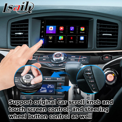 Nissan Elgrand Quest E52 Android 13 video arayüzü Box carplay android otomatik modülü 8+128