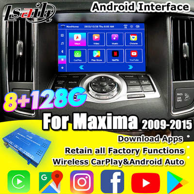 Nissan Maxima 09-15 Infiniti G37 için Lsailt 8G CarPlay&Android Video Arayüzü Google, YouTube, NetFlix ile