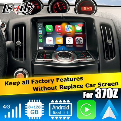 Nissan 370z Z34 Carplay Android otomatik carplay arayüzü Kutusu 8+128 Android 13 OEM yükseltmesi