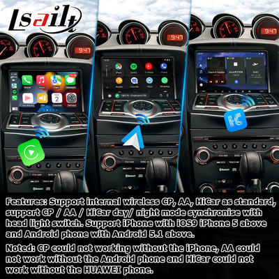 Nissan 370z Z34 Carplay Android otomatik carplay arayüzü Kutusu 8+128 Android 13 OEM yükseltmesi