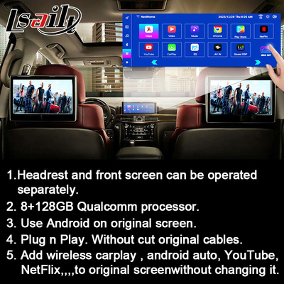 Nissan Multimedia Arayüzü 8G Android 13 Pathfinder R52 2013-2020 Armada Patrol için Infotainment Arayüzü CarPlay ile