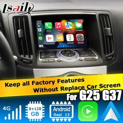 Infiniti G serisi Skyline G37 G25 G35 Q40 V36 Android 13 video arayüzü carplay android auto ile