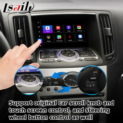 Infiniti G serisi Skyline G37 G25 G35 Q40 V36 Android 13 video arayüzü carplay android auto ile