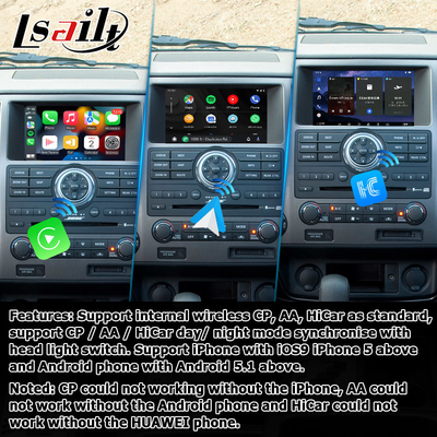 Nissan Armada TA60 fabrika tarzı Android multimedya video arayüzü, kablosuz Carplay Android Auto desteği