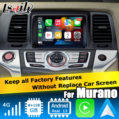 Nissan Murano Z51 Android 13 Carplay Android Auto tabanı Qualcomm 13 8+128GB