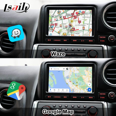 Lsailt GT-R GTR R35 2011-2016 için Android Multimedia Arayüzü Kablosuz Carplay Arayüzü YouTube, GPS,8+128 GB dahil