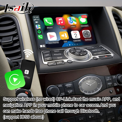 Infiniti EX QX50 2008-2017 için Lsailt 8G Android Infotainment Modülü Kablosuz CarPlay, YouTube, NetFlix dahil