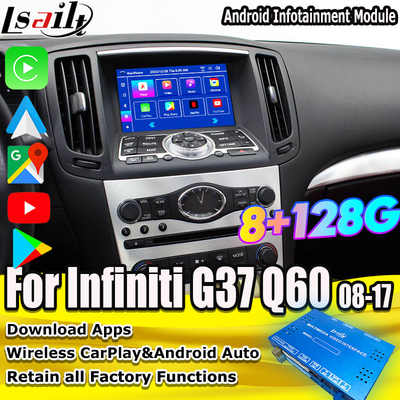 Infiniti G35 G37 Q60 Q40 için 8G Android Infotainment Modülü 2008-2016 YouTube dahil, Google Play by Lsailt