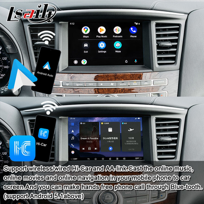 Infiniti QX60 JX35 2011-2020 için Lsailt 8G Android Multimedia Arayüzü Entegre Kablosuz CarPlay, Android Auto