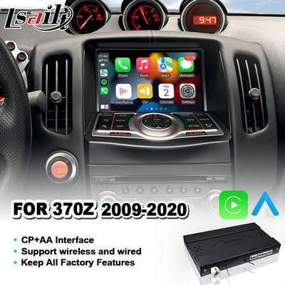 Kablosuz Carplay Android Otomatik Mirrorlink Arayüzü 2009-2020 Nissan 370Z GT Nismo için