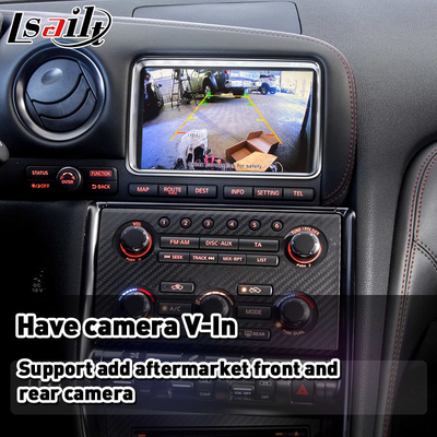 Lsailt Android Auto CP AA OEM Entegrasyon Video Arayüzü Nissan GTR GT-R R35 2011-2016 için Carplay