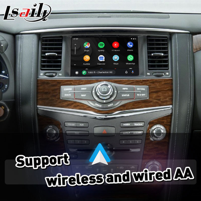 2011-2017 Nissan Patrol Y62 için Kablosuz Carplay Android Otomatik Arayüzü