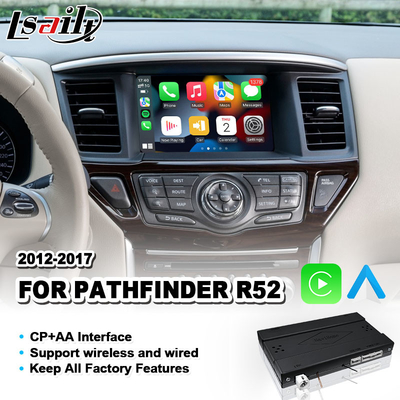 Lsailt Android Otomatik Kablosuz Carplay Arayüzü 2012-2017 Nissan Pathfinder R52 için
