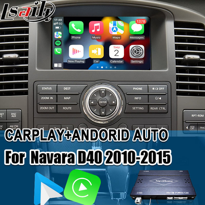 OEM Entegrasyonu Kablosuz Apple CarPlay arayüzü Navara D40 Nissan Pathfinder R51 2010-2016 Android Otomatik,Plug and Play, Mirror Link