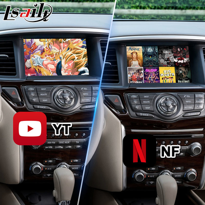 Kablosuz Carplay Android Auto ile Nissan Pathfinder R52 için Lsailt Android Video Arayüzü