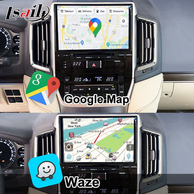 Toyota Land Cruiser 200 GX-R,VX-R 2018-2021 için Kablosuz CarPlay Arayüzü Android Auto, Linux Sistemi ile Fujitsu Baş Birimi
