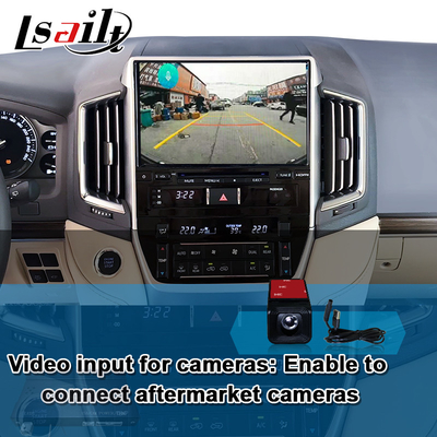 Toyota Land Cruiser 200 GX-R,VX-R 2018-2021 için Kablosuz CarPlay Arayüzü Android Auto, Linux Sistemi ile Fujitsu Baş Birimi