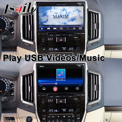 Toyota Land Cruiser 200 GX-R,VX-R 2018-2021 için Kablosuz CarPlay Arayüzü Android Auto, Linux Sistemi ile Fujitsu Baş Birimi