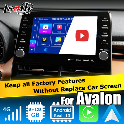 toyota avalon touch 3 için 8 inç Android otomatik carplay video arayüzü video arayüzü 2018-mevcut