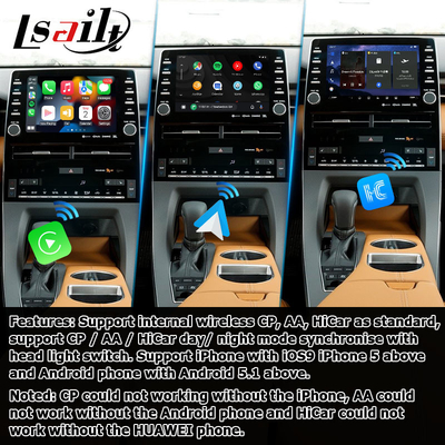 toyota avalon touch 3 için 8 inç Android otomatik carplay video arayüzü video arayüzü 2018-mevcut