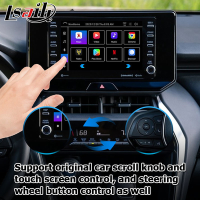 Toyota Harrier Venza Android 13 multimedya video arayüzü 2019-şimdiki kablosuz carplay android auto