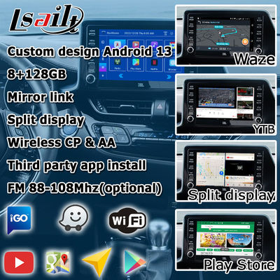 Toyota C-HR CHR Android 13 multimedya arayüzü, android auto carplay ile