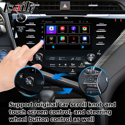 Dokunmatik Ekran Carplay Android Otomatik Video Arayüzü Toyota Camry Bluetooth Wifi USB