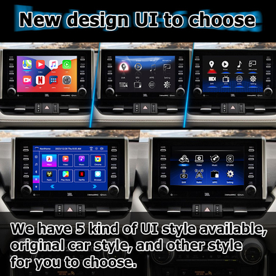 8+128GB Android 13 Carplay android arayüzü Toyoat RAV4 2019 To Present Touch N Go 3 için