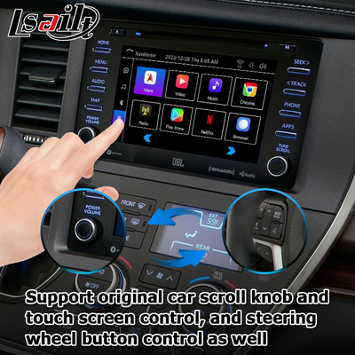Android 13 Carplay Android Video Arayüzü Otomatik Kutusu Toyota Sienna için