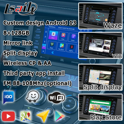 Android 13 Carplay Android Video Arayüzü Otomatik Kutusu Toyota Sienna için