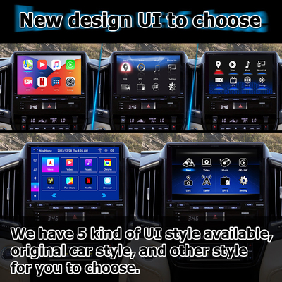 Toyota Land Cruiser LC200 GXR için Android 13 video arayüzü arka görüntü ile Wi-Fi carplay android auto