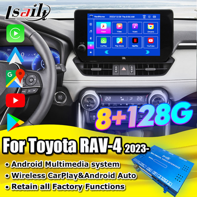 Android 13 Toyota RAV-4 2023-Crown, Alphard, Harrier için Android Infotainment Arayüzü Android Multimedia Sistemi ile OEM Ekran Güncelleme, YouTube