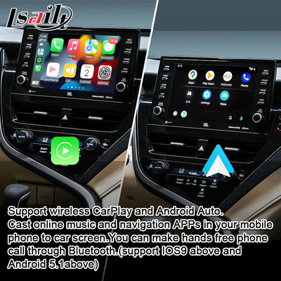 Lsailt Android 13 Video Arayüzü Toyota Camry 2018-2021 RAV-4, Sienna OEM Ekran Güncelleme Android Multimedia Sistemi YouTube, NetFlix dahil