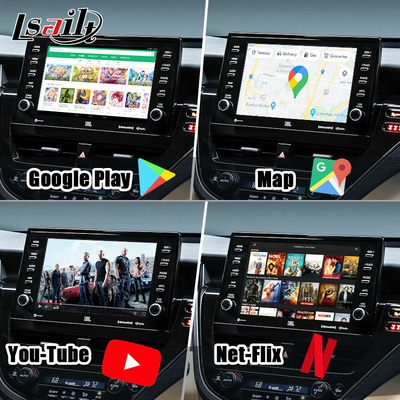 Lsailt Android 13 Video Arayüzü Toyota Camry 2018-2021 RAV-4, Sienna OEM Ekran Güncelleme Android Multimedia Sistemi YouTube, NetFlix dahil