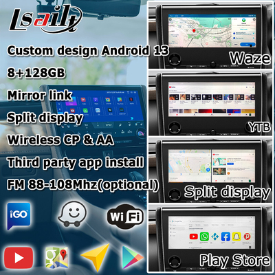 Toyota Alphard AH40 Android multimedya arayüzü 8+128GB Carplay Android Auto desteği