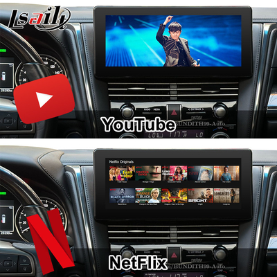 Android 13 Lexus Video Arayüzü LM350 LM500H NX RX ES Retrofit Kits için OEM Ekran Güncelleme YouTube, NetFlix, Kablosuz CarPlay dahil