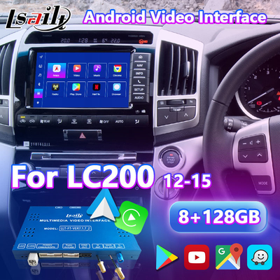 2012-2015 Toyota Land Cruiser LC 200 V8 LC200 için Lsailt Android Multimedia Video Arayüzü