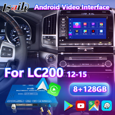 Lsailt Android Multimedia Video Arayüzü Toyota Land Cruiser LC200 V8 LC 200 2012-2015 için