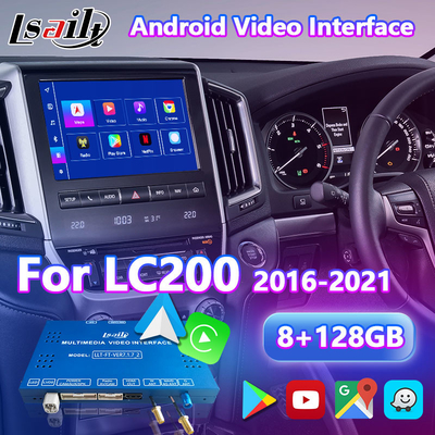 2016-2021 Toyota Land Cruiser LC 200 GXL VX VXR VX-R Sahara LC200 için Lsailt Android Multimedia Video Arayüzü
