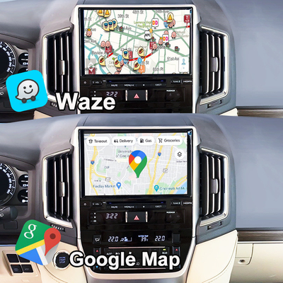 Land Cruiser GX_R 2018-2021 LC200 Kablosuz için Android Multimedia Arayüzü Apple CarPlay&Android Otomatik Geri Düzeltme Yükseltme