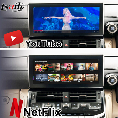 Lsailt Land Cruiser 300 2022-Mevcut Android Arayüzü Entegrasyonu için OEM Android Güncelleme Modülü YouTube, Waze, Play Store