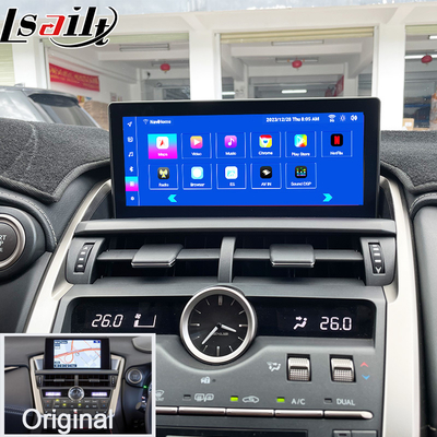 Lexus NX200T NX300H 2015-2017 için Lexus Android Ekranı 10.25 Inç IPS HD Ekran Android 13 Kablosuz CarPlay, Android Auto