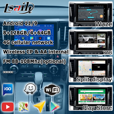 Toyota Alphard Vellfire AH40 Android carplay video arayüzü