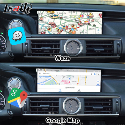 Lexus Android Ekranı Android 13 Multimedia Ekranı 8 Core Qulcomm için LEXUS IS200T IS300H IS350 Destek Joystick Kontrolü, YouTube, Google Play, CarPlay